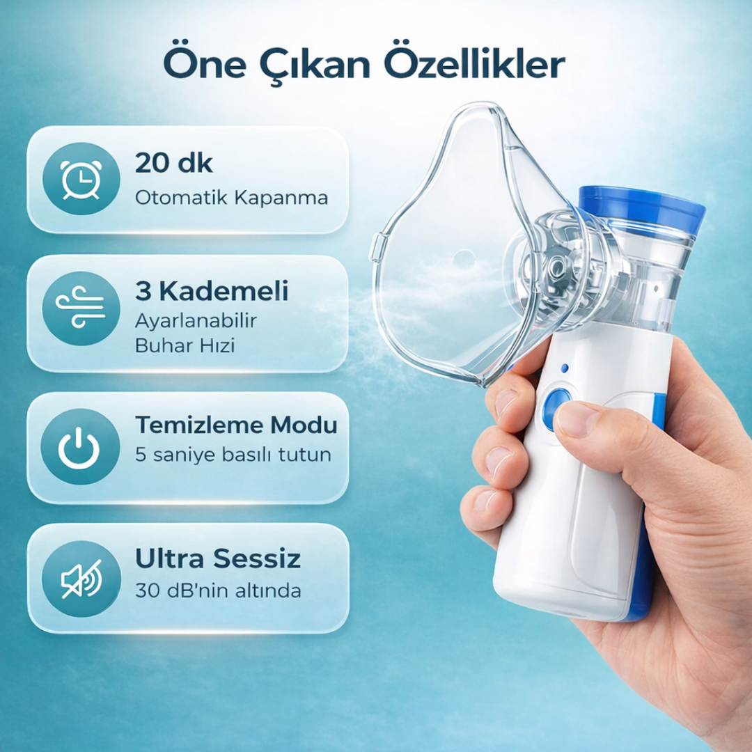 Pulmoly - Çantalık Nebülizatör